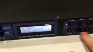 Axon AX-100 guitar synth - post-repair boot and operation