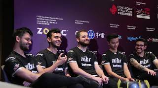 Interview with MIBR After ZOTAC Cup Masters