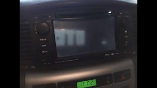 2Din магнитола с навигацией для Toyota Corolla
