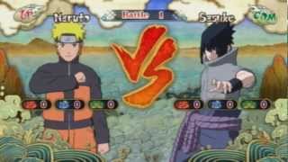 Ultimate Ninja Storm 3: Naruto (Tailed Beast Bomb) vs. Sasuke (Eternal Mangekyou Sharingan)