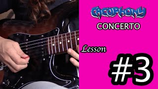 Cacophony concerto lesson #3 alternate picking