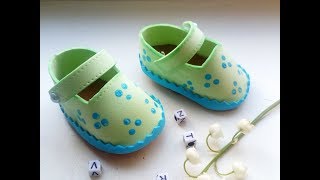 туфельки для куклы из фоамирана