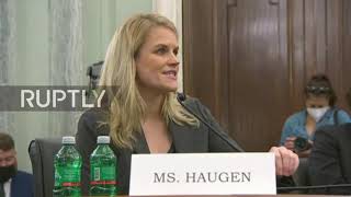 USA: Whistleblower calls on US Senate for more regulation of Facebook