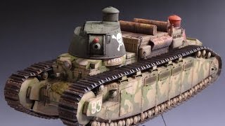 MENGシャール２C　製作レビュー　第２話　組み立て編 （MENG MODEL TS009 Char2C