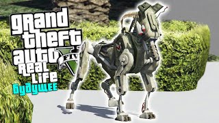 GTA 5 РЕАЛЬНАЯ ЖИЗНЬ В БУДУЩЕМ#1 НАША СОБАКА РОБОТ