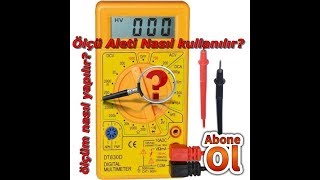 ÖLÇÜ ALETİ NASIL KULLANILIR ?