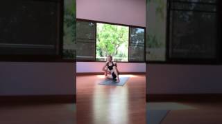 Day 24 of #HipImmersion!! is half #yogidandasana  and #baddhakonasana  variant Hosts: @cyogalab @da