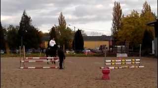 Uléma, débourrage obstacle - 2ème séance octobre 2011