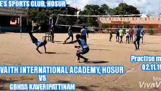 Practise match ADVAITH vs GBHSS Kaveripattinam- EAGLE'S SPORTS CLUB HOSUR