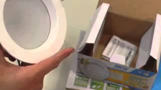 Luminarias LED Empotrables (de Embutir) - unboxing y conexion