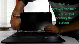 How to replace laptop screen LTN156AT30 (Lenovo M5400)