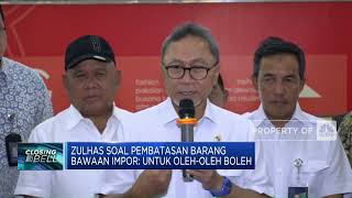 Pembatasan Barang Bawaan Impor, Zulhas: Untuk Oleh-oleh Boleh