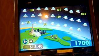 Attack from Mars Slot Machine Bonus Win (queenslots)