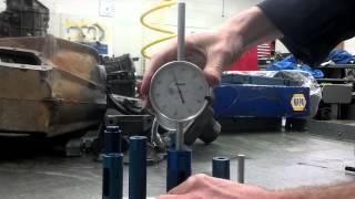 Measuring valve stem installed height