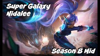 League of Legends: Super Galaxy Nidalee Mid Gameplay
