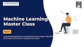 Machine Learning Master Class Day 17 & 18