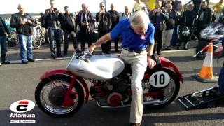 Sammy Miller Moto Guzzi at Poole Quay Bike Night