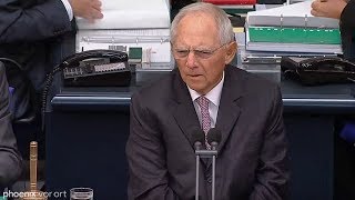 Bundestagspräsident Schäuble zu den Vorfällen in Chemnitz am 11.09.18