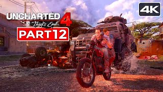 Uncharted 4 Remastered PC Gameplay Walkthrough Part 12 FULL GAME [4K UHD 60FPS] No Commentary