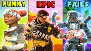 FUNNY vs EPIC vs FAILS - NEW Apex Legends Funny Epic Moments #42