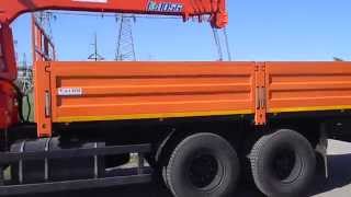 Бортовой КАМАЗ 65115 с КМУ Kanglim KS1056