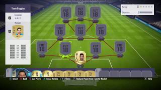 FIFA 18 Hybrid Squad Builder 150K - 250K (Market Crash) (TOTY)