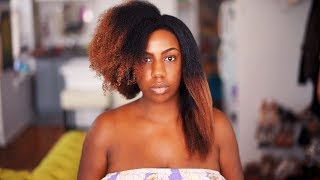 How to straighten your Natural Hair without Heat Damage