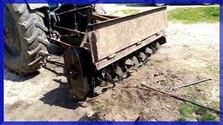 Самодельная Почвофреза на Трактор т 40.