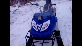 Некоторые доработки мини снегохода Разгуляй 15..
