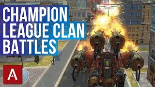 EPIC Clan Battles VØX vs CDXX | War Robots iOS Clan Battle Gameplay