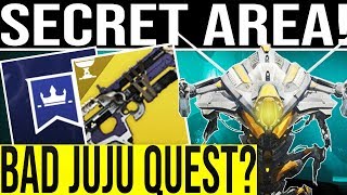 Destiny 2. SECRET AREA FOUND! Sekrion (Nexus Mind) Boss Fight Room & Hidden Quest? Bad JuJu??