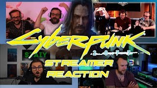 CyberPunk 2077 deutsche Streamer Reaktionen  - Keanu Reeves Auftritt - Gronkh, PietSmiet, Staiy