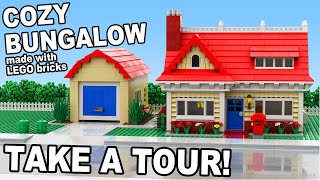 LEGO Cozy Bungalow Custom Build MOC Tour