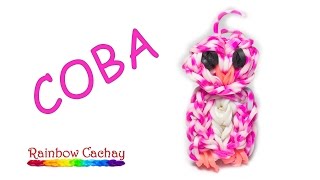 Плетение Совы. Плетение из резинок loom bands. Плетение из резинок.