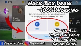 Hack Box Draw 100% ( Unlock All Players ) ~ PES 2019 Mobile • V 3.0.1 Latest Trick - GG "No Root" •