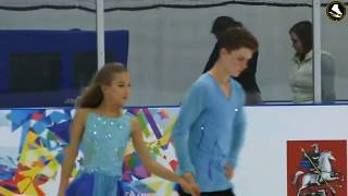 Vasilisa Kaganovskaya/Valeri Angelopol(2005/2003), FD, 2019.09.03 Moscow Junior Championships