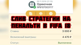 Слив стратегии на пенальти в FIFA 18 | 85-90% проходимость матчей ?