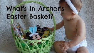 What's in my baby's Easter Basket (7 Month Old) April 2014
