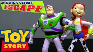 Operation Escape Jessie and Buzz Lightyear toys