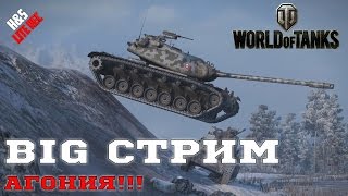BIG СТРИМ World Of Tanks:Агония