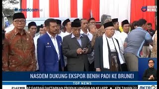 Nasdem Bangga RI Eskpor Benih Padi Hibrida "Sembada"