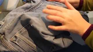 Nähen: Jeans stopfen Teil 1