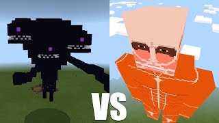 Colossal Titan vs Wither Storm in Minecraft PE