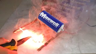 High Current Super Capacitor Burned Copper