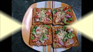 Microwave Bread Pizza at home in under 10 minutes