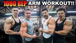 1000 REPS EACH!! | ARM WORKOUT CHALLENGE | Your Arms Will Never Feel So BIG! | Lex Fitness