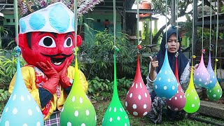 ONDEL ONDEL main SEPAK BALON AIR MENGGANTUNG !!!