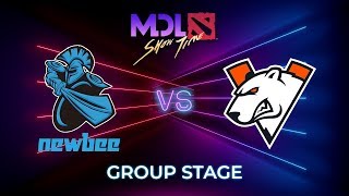 Newbee vs Virtus.pro - MDL Macau 2019: Group Stage