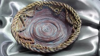 CESTA  DE TRAPILLO RECICLADO- HOW TO MAKE A HANDMADE RAG BASKET