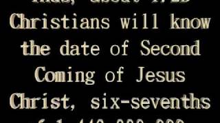 Vision of 2300 days & Christians taken to Heaven in A.D.2047, A.D.2050&A.D.2054.